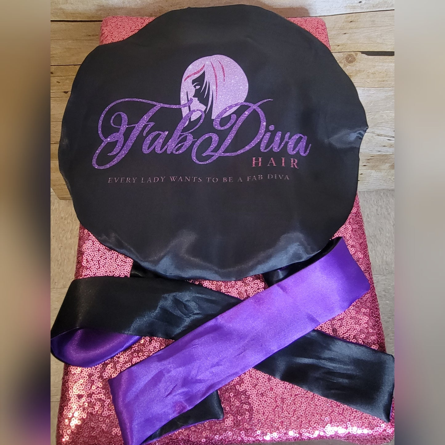 Satin bow bonnets