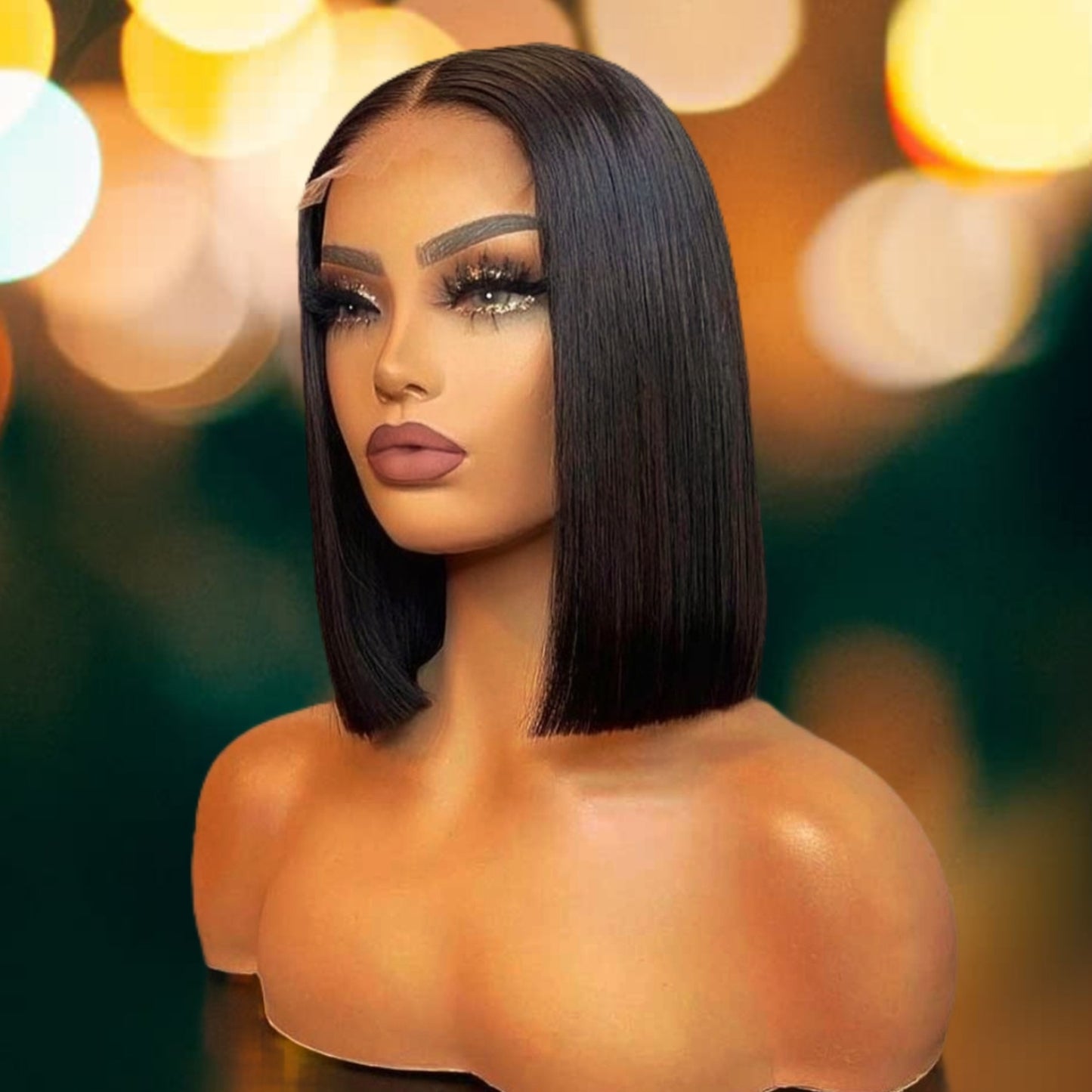 Straight Bob closure Wig